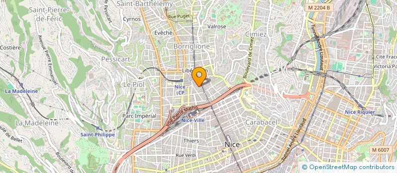 localisation de l'entreprise L'ESCALE à NICE