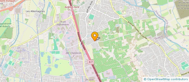 localisation de l'entreprise L'ESCALE  VEDENE