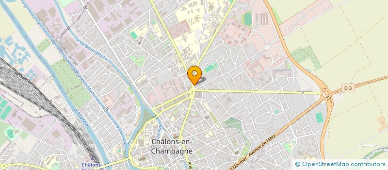 localisation de l'entreprise L'ESCALE à CHALONS-EN-CHAMPAGNE