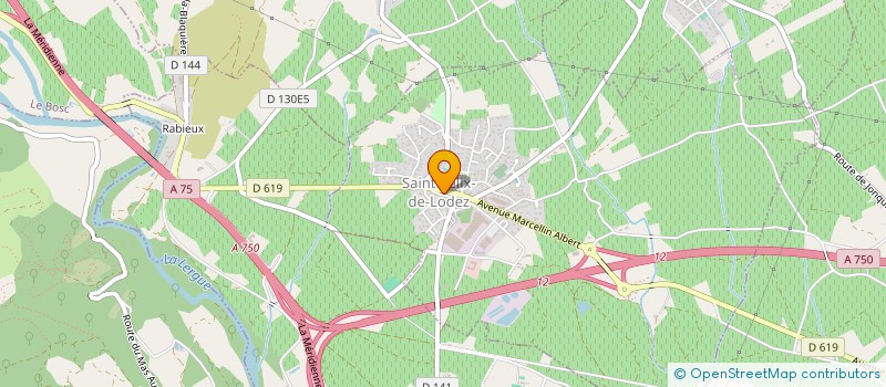 localisation de l'entreprise L'ESCALE  SERIGNAN