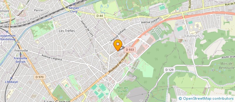 localisation de l'entreprise L ESCALE à LIVRY-GARGAN