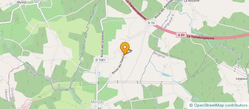 localisation de l'entreprise L'ESCALE  SAINT-MARTIN-DE-GURSON