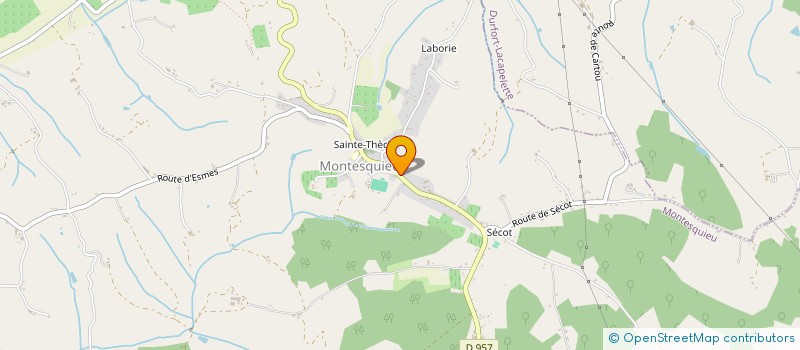 localisation de l'entreprise L'ESCALE  MONTESQUIEU