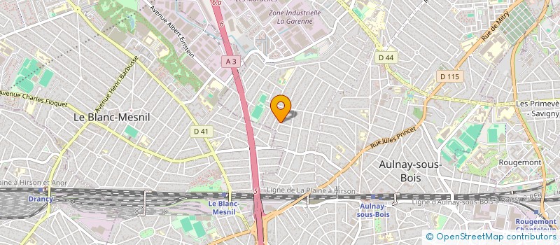 localisation de l'entreprise L'ESCALE à AULNAY-SOUS-BOIS