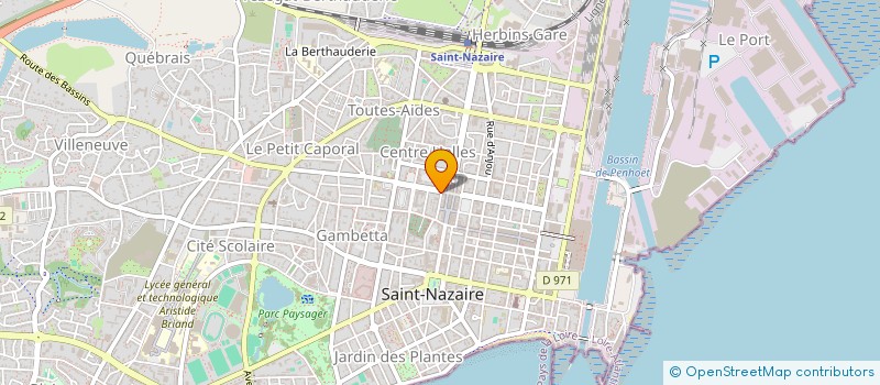 localisation de l'entreprise L'ESCALE à SAINT-NAZAIRE