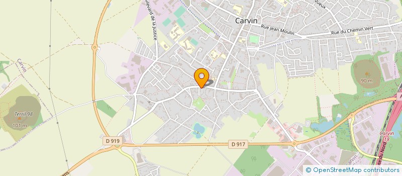 localisation de l'entreprise L'ESCALE à CARVIN