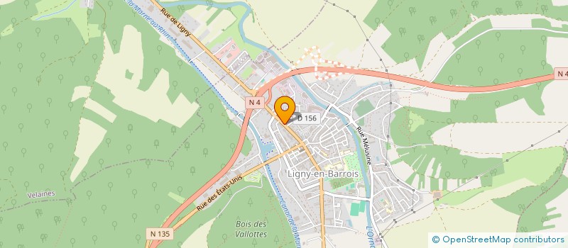localisation de l'entreprise L'ESCALE à LIGNY-EN-BARROIS