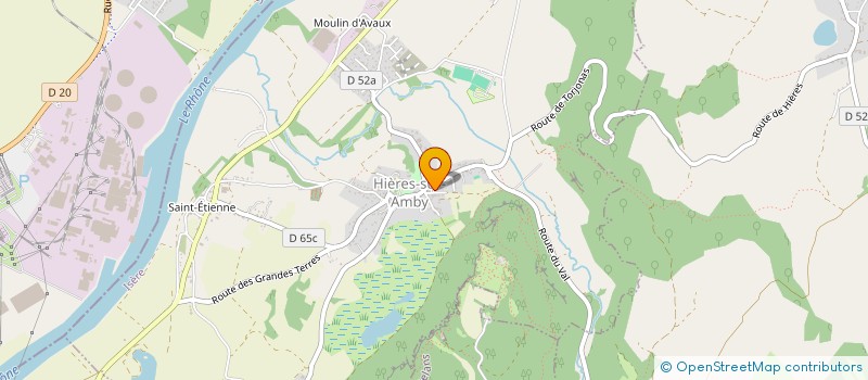 localisation de l'entreprise L'ESCALE  HIERES-SUR-AMBY