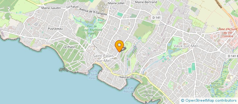 localisation de l'entreprise L'ESCALE  SAINT-PALAIS-SUR-MER