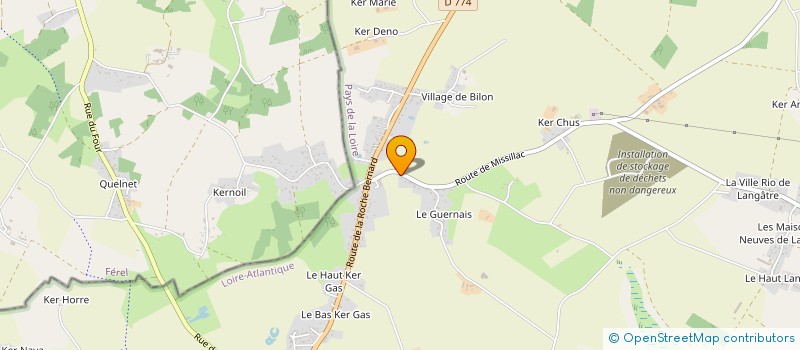 localisation de l'entreprise L'ESCALE à HERBIGNAC
