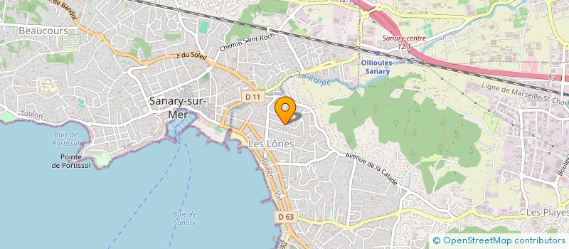 localisation de l'entreprise L ESCALE à SIX-FOURS-LES-PLAGES