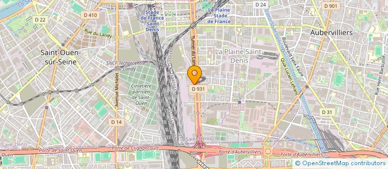 localisation de l'entreprise L'ESCALE  SAINT-DENIS