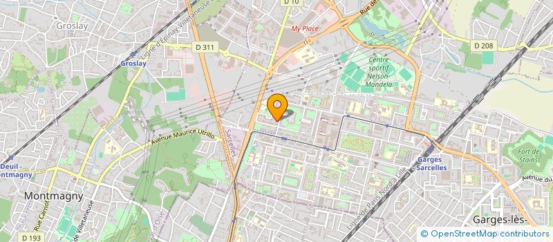 localisation de l'entreprise L ESCALE BEAUTE à SARCELLES