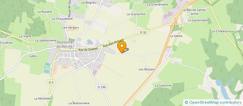 localisation de l'entreprise L'ESCALE CHEZ TITISA à TOUROUVRE AU PERCHE