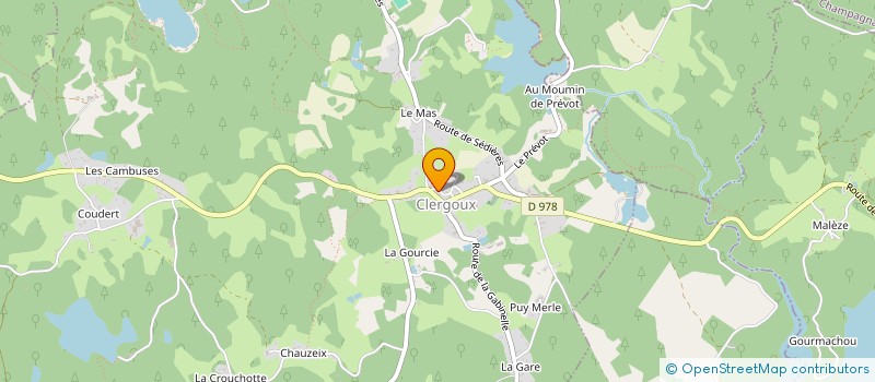 localisation de l'entreprise L'ESCALE CORREZIENNE à MARCILLAC-LA-CROISILLE