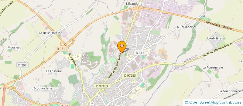 localisation de l'entreprise L'ESCALE COUTANCAISE  COUTANCES