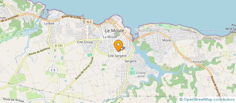 localisation de l'entreprise L'ESCALE CULINAIRE SEYMOUR ET ASSOCIES à LE MOULE