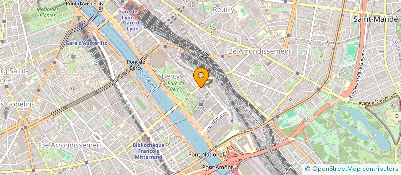 localisation de l'entreprise L ESCALE DE BERCY  PARIS