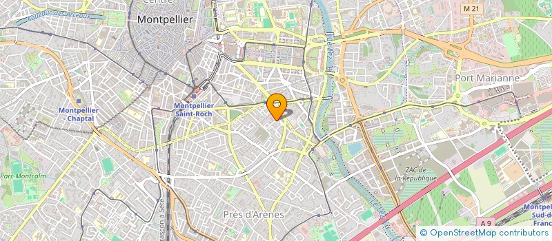 localisation de l'entreprise L'ESCALE DE L'HUMOUR PRODUCTION à MONTPELLIER