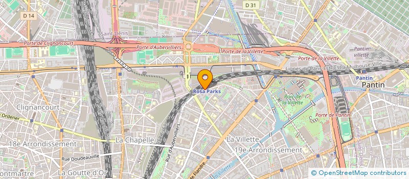 localisation de l'entreprise L'ESCALE DE LA GARE  PARIS