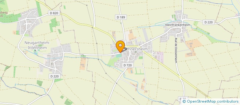 localisation de l'entreprise L'ESCALE DES 3 VILLAGES  SCHNERSHEIM