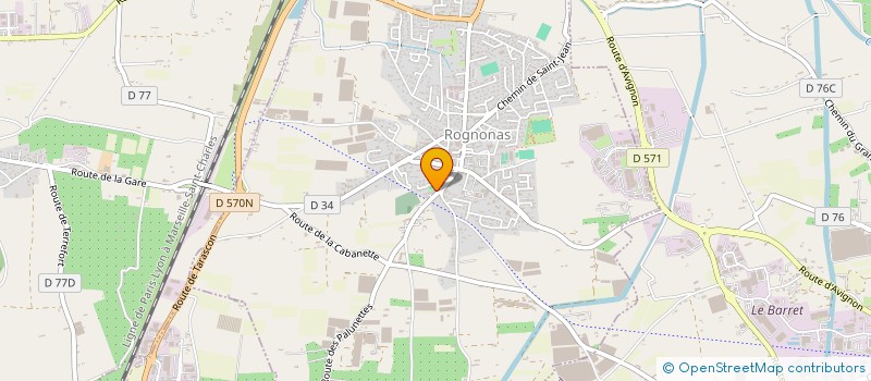 localisation de l'entreprise L'ESCALE DES ALPILLES  ROGNONAS