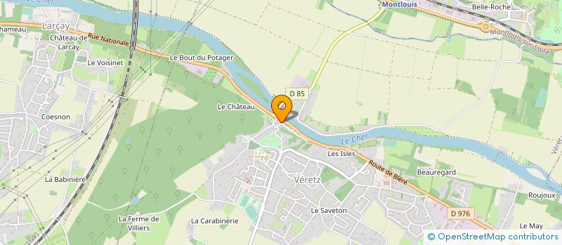 localisation de l'entreprise L'ESCALE DES BATELIERS  VERETZ