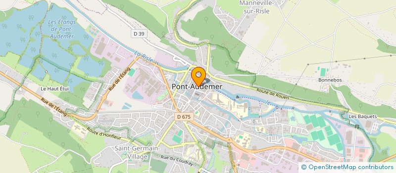 localisation de l'entreprise L'ESCALE DES COLIBRIS à PONT-AUDEMER
