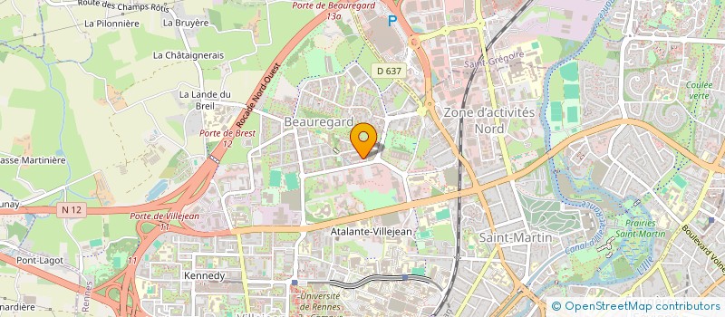 localisation de l'entreprise L'ESCALE DES DELICES à RENNES