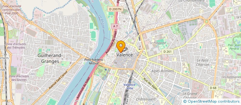 localisation de l'entreprise L ESCALE DES ILES à VALENCE