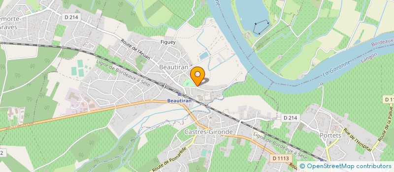 localisation de l'entreprise L'ESCALE DES POILUS  MONPRIMBLANC