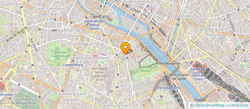 localisation de l'entreprise L'ESCALE DOUCEUR  PARIS