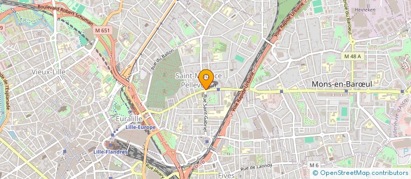 localisation de l'entreprise L'ESCALE DU BAC à LILLE