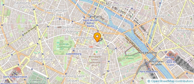 localisation de l'entreprise L'ESCALE DU PANTHEON  PARIS