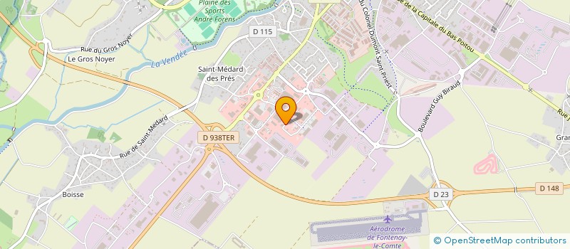localisation de l'entreprise L'ESCALE DU  PECHEUR  FONTENAY-LE-COMTE