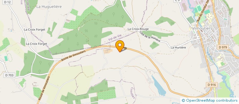 localisation de l'entreprise L'ESCALE DU VITOU à VIMOUTIERS