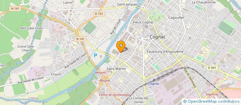 localisation de l'entreprise L'ESCALE EMMA à COGNAC