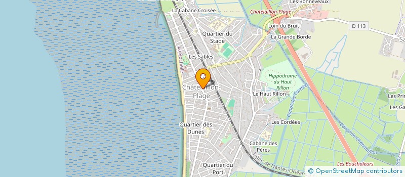 localisation de l'entreprise L ESCALE GOURMANDE à CHATELAILLON-PLAGE