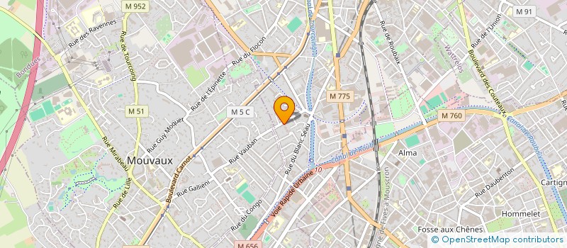 localisation de l'entreprise L'ESCALE GOURMANDE  TOURCOING