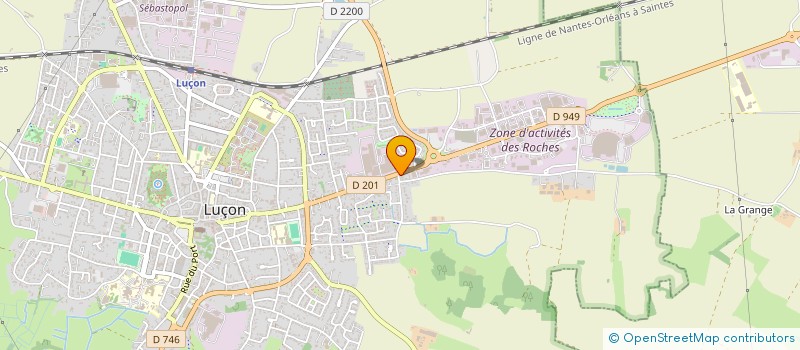 localisation de l'entreprise L'ESCALE GOURMANDE  LUCON