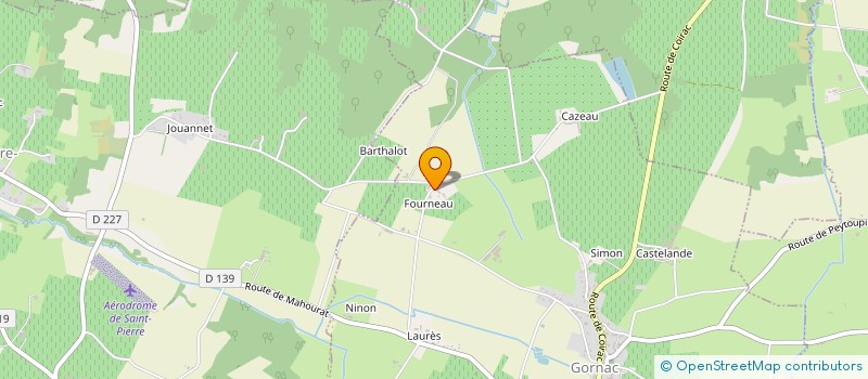 localisation de l'entreprise L ESCALE KARITE  GORNAC