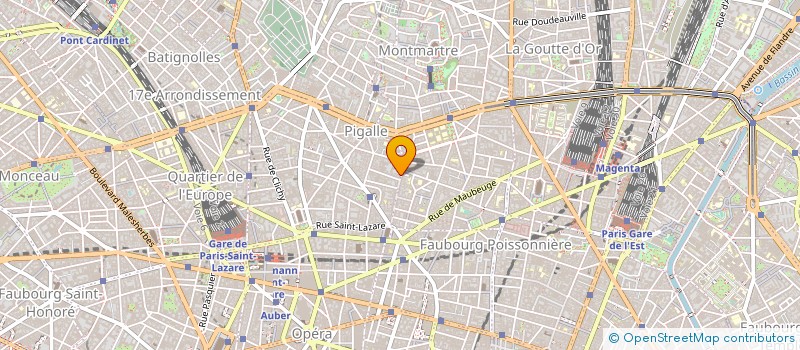 localisation de l'entreprise L'ESCALE MARINE à PARIS