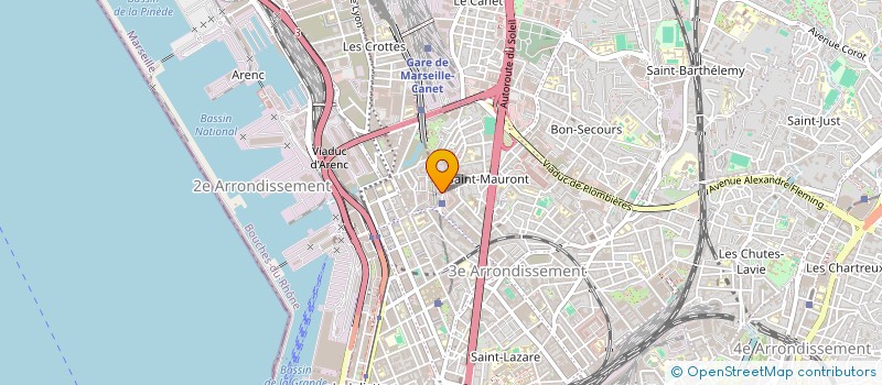 localisation de l'entreprise L'ESCALE NATIONAL à MARSEILLE