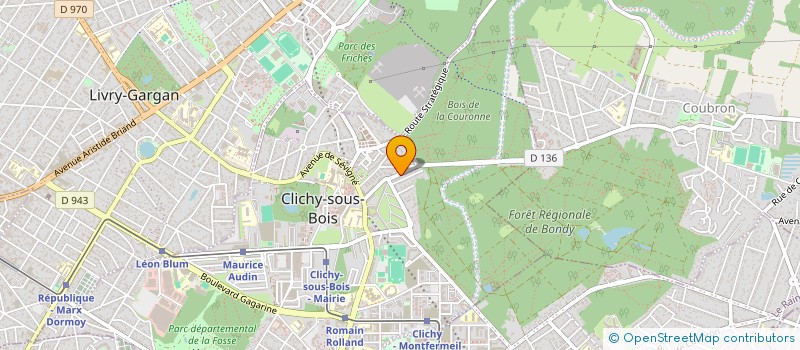 localisation de l'entreprise L'ESCALE NORMANDE à CLICHY-SOUS-BOIS