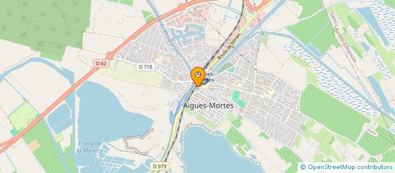 localisation de l'entreprise L ESCALE RESTAURANT HOTEL  AIGUES-MORTES