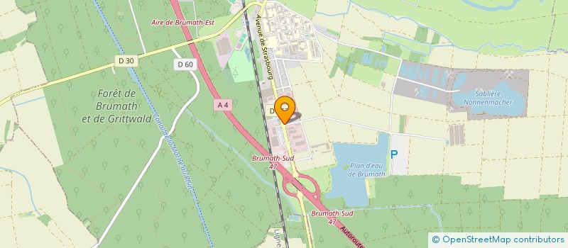 localisation de l'entreprise L'ESCALE SARL  BRUMATH