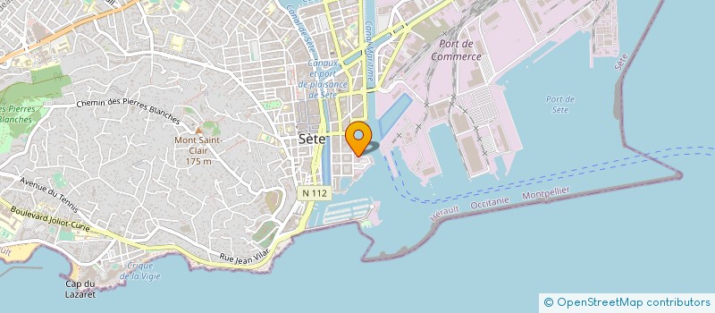 localisation de l'entreprise L'ESCALE SETOISE à SETE
