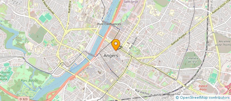 localisation de l'entreprise L'ESCALE TAPAS  ANGERS