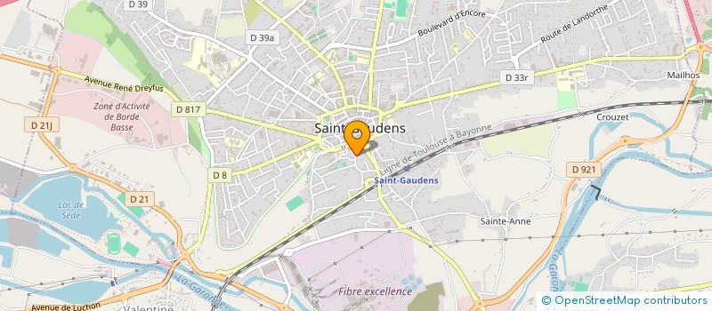 localisation de l'entreprise L'ESCALERE  SAINT-GAUDENS