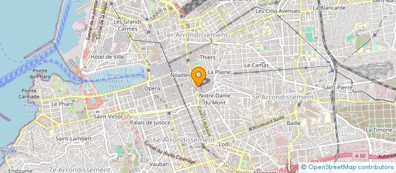 localisation de l'entreprise L'ESCALIE à MARSEILLE